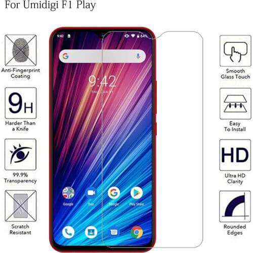 9H Tempered Smart Phone Glass For Umidigi F1 Play Anti Glare Full Cover Screen Protector For Umi F1play Protective Film Glass