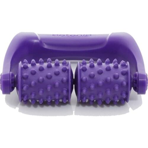 1pcs Purple D Type Fitness Roller Massager Cellulite Leg Abdomen Neck Buttocks Exercise Manual Massager Muscle Relaxation Roller