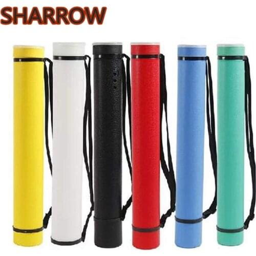 1Pc Arrow Quiver Back Telescopic Tube Case Shoulder Bow Holder 24Pcs 63-102cm Extension For Bow Outdoor Shooting Accessories