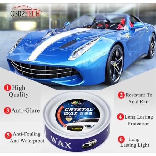 120g/250g Car Wax Crystal Plating Set Hard Glossy Surface Coating Set Covering Paint Kit Coating Tiny Scratch Repair Maintenance