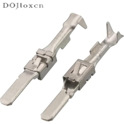 20 Pcs 2.8 MM Pins H62 Brass Tinned Wiring Copper Terminals Automotive Male Connector For Audi VW DJ615A-2.8×0.8A