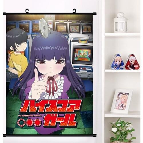 Anime High score girls Yaguchi Haruo Oono Akira Wall Scroll Mural Poster Wall Hanging Poster Home Decor Collection Art Gifts