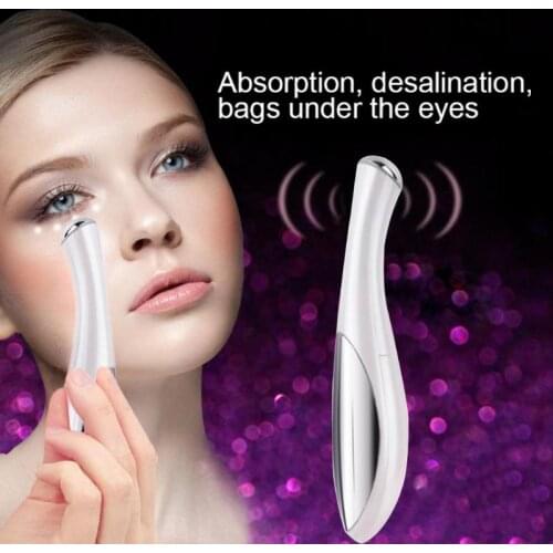 Electric Eye Massager Pen Wrinkle Removal Dark Circle Puffiness Removal Vibration Eyes Massager Face Skin Care Tools