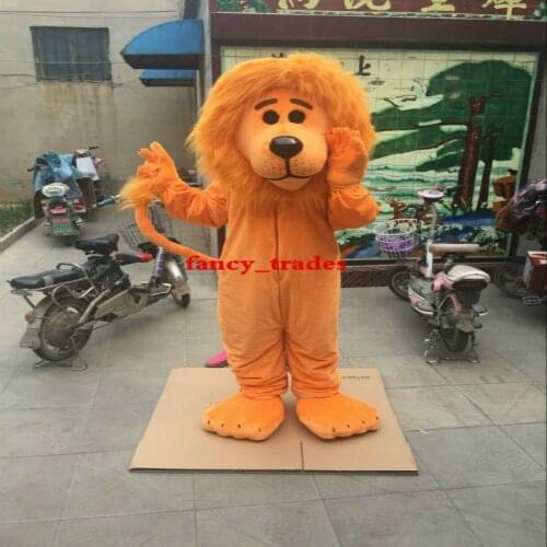 Lion Mascot Costume Cosplay Lion King Wild Adults Animal Carnival Fancy Dress Fursuit Outfits Carnival Halloween Xmas Ad Clothes