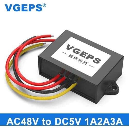 AC36V48V to DC5V power supply step-down module 23-56V to 5V AC to DC monitoring power converter