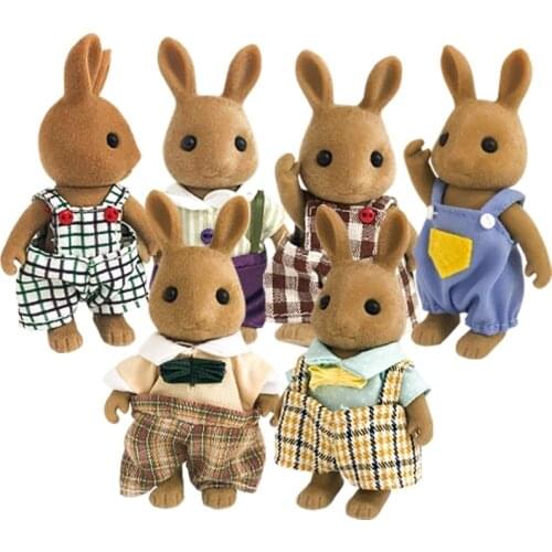 Furry Action Figures 9cm Doll Cute 1/8 Mini Rabbit Doll Clothes Dress for Girls Toys Female Nude Body Fashion Gift Diy Accessori