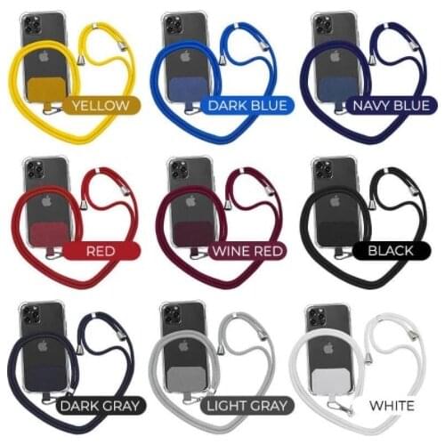 Adjustable Phone Lanyard Universal Crossbody Mobile Phone Strap Lanyard Soft Rope for Cell Phone Hanging Cord Hooks Holders