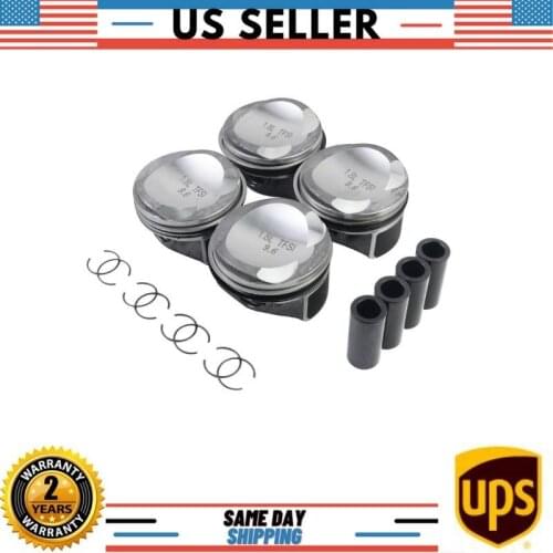 AP01 4x Piston Repair Kit for VW AUDI A3 A4 SEAT SKODA 1.8 BZB CDAA 06H107065DF 23MM 06J107065AG 06H107065BF 06H107065BK