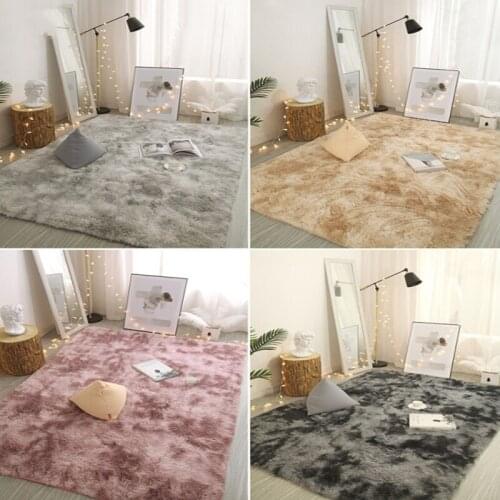 Nordic fluffy carpet livingroom bedroom bedside area rugs baby home sofa coffee table parlor hallway carpet floor mat customized