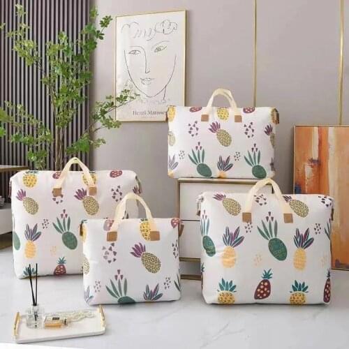 Storage bag, extra-large quilt pillow large-capacity clothing organizer moving luggage bag handbag storage organizer save space