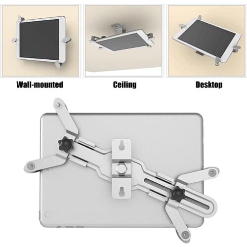 Universal 7.9-12 Inch Tablet Wall Mount Holder Stand Aluminum Alloy 360 Rotation Bracket For IPad 2 Air 1 Hua wei