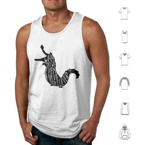 Why Do We Even Have That Lever... ? Tank Tops Vest 100% Cotton Yzma Emperors New Kuzco Emperor Film Kids