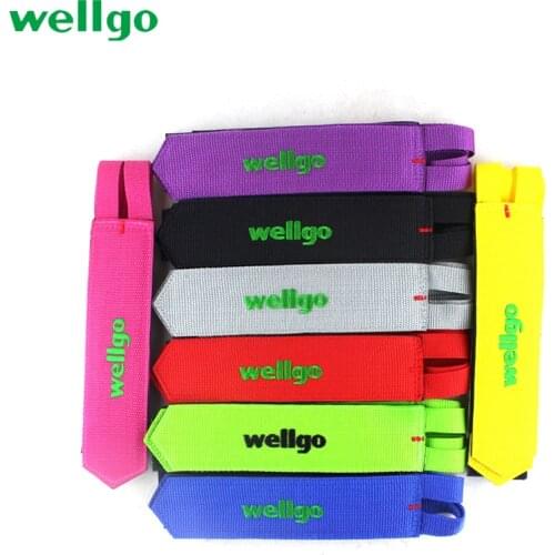 1 pair Wellgo Nylon Bicycle Pedal Straps MTB Toe Clip Strap Belt Mountain Road Bike Pedal Tape Fixed Gear Cycling pedal strap