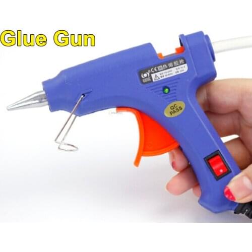 1pc Mini Hot Melt Italy Keratin Glue gun gorras sticker Brazilian Indian Hair extension styling tools Repair Heat