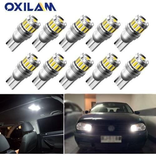 10Pcs Canbus T10 W5W LED Bulb 194 Interior Lights for Kia Ceed Sportage Optima K2 K5 Sorento Cerato Sportage Rio 3 2 Forte Soul