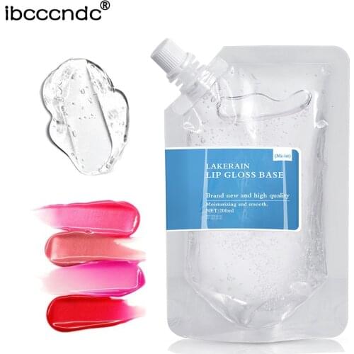 200ML DIY Lipstick Raw Material Lip Gloss Lip Plum Clear Lip Gloss Base Oil Non-Stick Gel Moisturizing Matte Gloss Gel Plumping