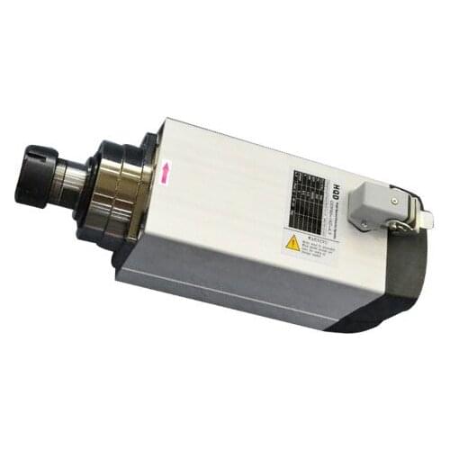 4.5KW 220v/380v ER25/ER32 18000rpm SQUARE AIR COOLED SPINDLE MOTOR