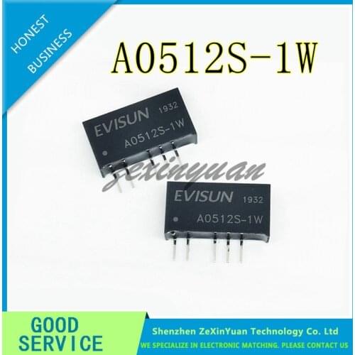 5PCS 10PCS 20PCS New original DC-DC A0512S-1W power supply module 5V turn positive and negative 12V boost isolation power supply