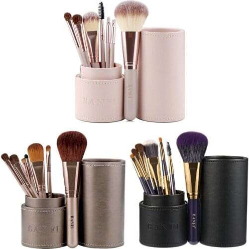 7Pcs/set Makeup Brushes Kit Beauty Face Brush Concealer Cosmetic Blush Foundation Eyeshadow Lip Eye Tool