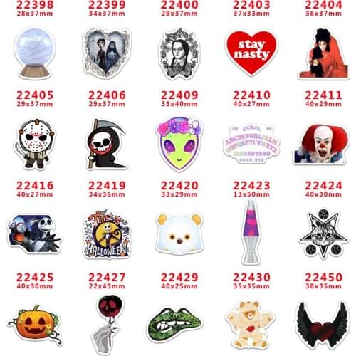 Free shipping 30 pcs hollaween character planar resin PR 22398