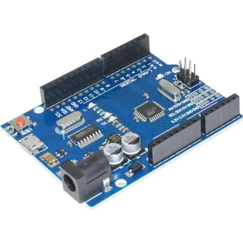 CH340G UNO R3 MEGA328P UNO R3 ATMEGA328P AU Compatible CH340 Micro USB Interface for Arduino Development Board