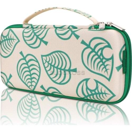 Case for Nintendo Switch Travel Carry Cover Hard Shell Storage for Leaf Crossing NS Console and Accessories Slim Portable Travel