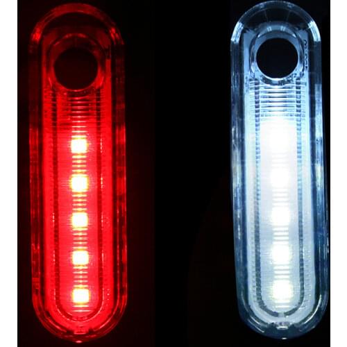 USB Light Charging Bicycle Bike Light 4 Modes Flash Cycling Taillight Warning Lights Flashlight for Bicycle Rear Bycicle Light