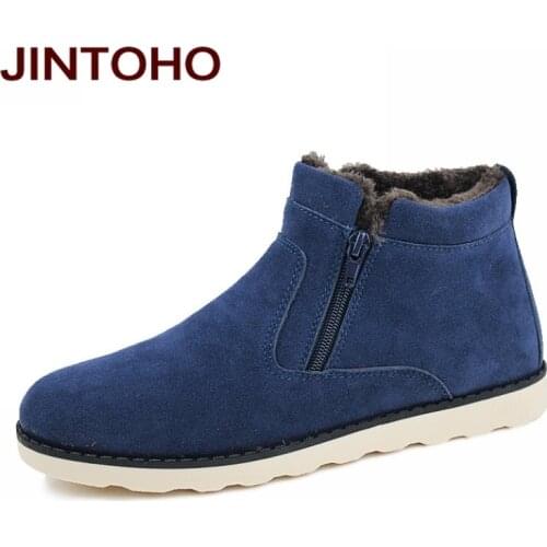 Мужские зимние ботинки JINTOHO China At AliExpress
