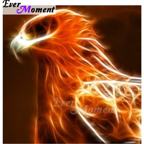 Ever Moment Diamond Painting Eagle 5D DIY Picture Of Rhinestone Mosaic Decoration For Home Diamond Embroidery Decor ASF1490