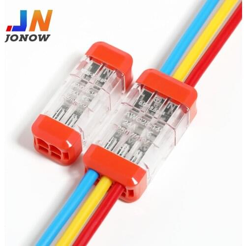 3/5/10PCS Fast Wiring Electrical Wire Connector Mini Type Compact Wire Connection Push-in Butt Conductor Terminal Block