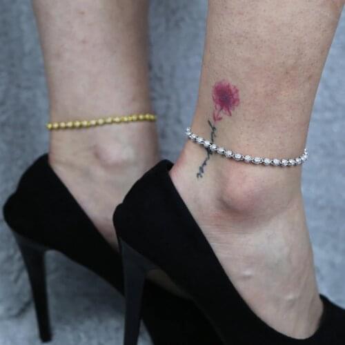 Trendy Gold Silver Color Anklets For Women Jewelry Charm Ball New design Anklet Girl Student Foot Accessories Female Engagement