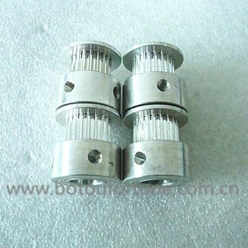 T2.5-6 types of timing pulley 50 teeth 6mm width for 3D printer 6pcs