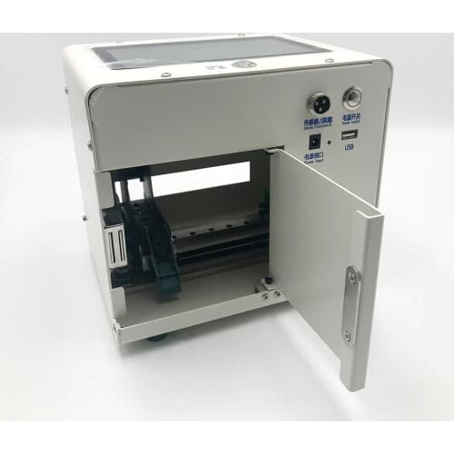 Static desktop touch screen variable data qr code inkjet printer for metal food package beverage factory