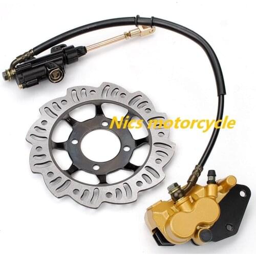 Brake caliper Hydraulic Rear Disc Brake Caliper System+brake disc 125cc 250cc PIT PRO Quad Dirt Bike ATV