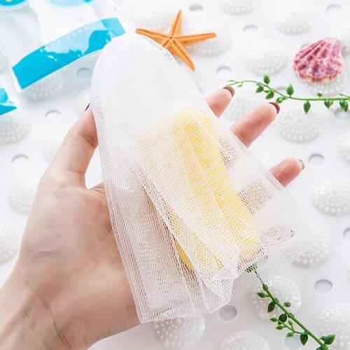Bath Shower Soap Blister Bubble Mesh Body Cleansing Nets Bath Washing Tool 1 PC Wash Face Soap Foaming Net Bathroom Accessories