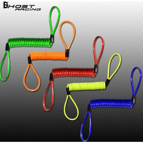 Motorcycle disc brake lock warning rope trailer bicycle electric car disc brake warning rope wire helmet anti-theft rope