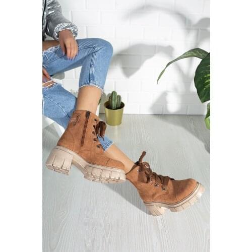 Derithy Women Tan Boots