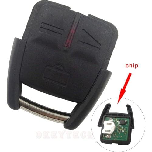 1Pcs Free Shipping Remote Control Key Fob for Opel Vauxhall Astra Zafira Vectra Omega with Transponder Chip 2 Button New Arrival
