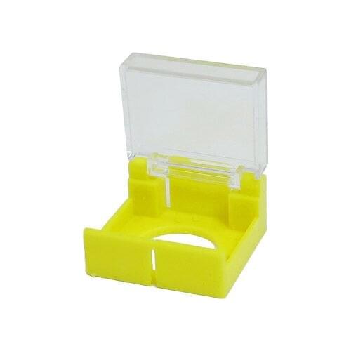16mm Dia Push Switch Button Control Station Rectangle Safeguard Cover Shell