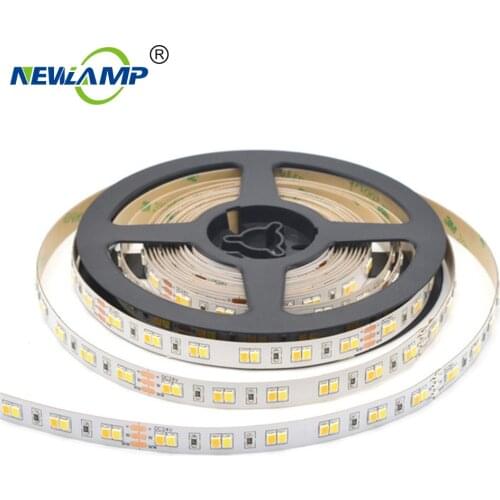 2110 CCT LED Strip DC24V Adjustable CCT LED strip 308Led/m CRI>95 high lumen LED flexible strip 5m/lot on stock