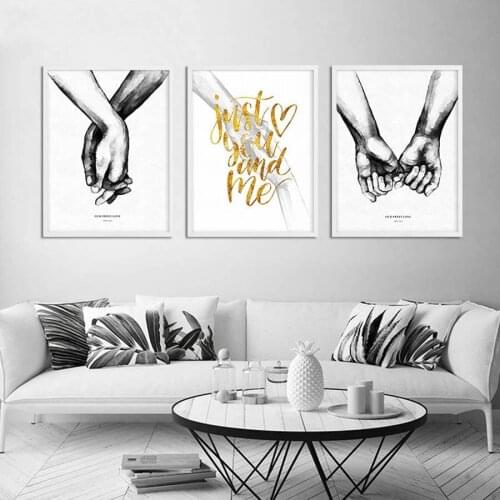 3 pcs round diamond embroidery Couple Holding Hand diamond painting 5D square by hand 3d picture rhinestones home decor