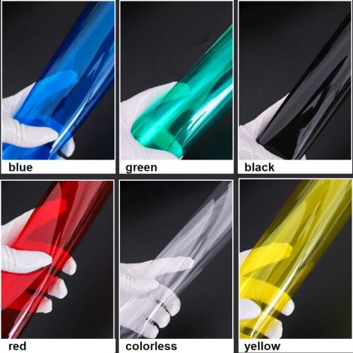 5PCS/LOT 0.3mm 20*30cm four colors ABS plastic transparent PVC sheet architectural model making building material