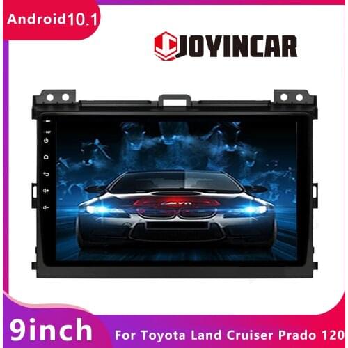 JOYINCAR 2+32G Android 9.1 Car DVD multimedia player for Toyota Land Cruiser Prado 120 LC120 car radio GPS navigation autoradio
