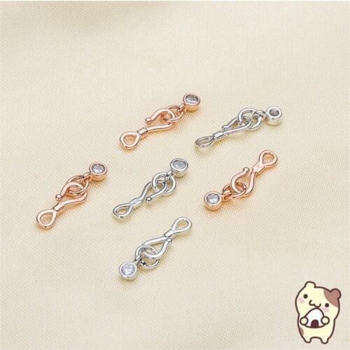 Jewelry Making DIY Golden/Silvery Connector Clasps Findings Women Fashion Beads Pearls Bracelets Metal Clasps Accessories