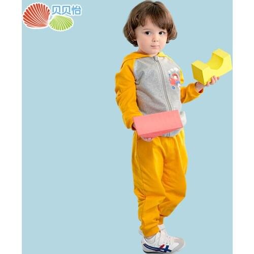 Bornbay Baby clothing set Baby boy sport clothing 2020 New cartoon coat long sleeve jacket + casual long pants 2pcs suit