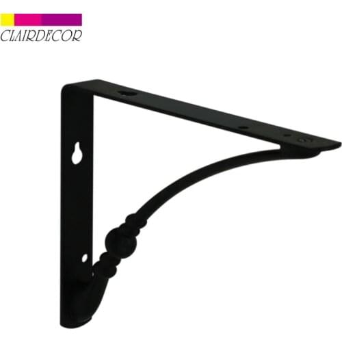 2pcs Shelf Bracket Décor Arch Decorative Shelf Bracket Right Angle Bracket for Commodity Furniture Fittings Hardware