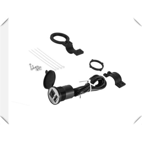 Motorcycle modified USB mobile phone charger with switch waterproof for Kawasaki Z750R ZX10R ZX6R 636 H2 H2R ZZR ZX1400 S ZX10R