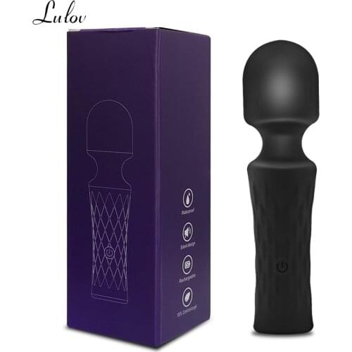 Powerful Magic Wand Vibrator Female Dildos Nipples Clit Clitoris Stimulation G-spot Sex toys For Women Vagina massage Adults 18