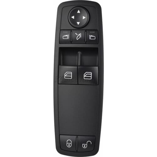 Power Window Switch for Mercedes-Benz A W169 B W245 ML W164 R W251 GL X164 A180 A200 B200 A1698206510 Control Button