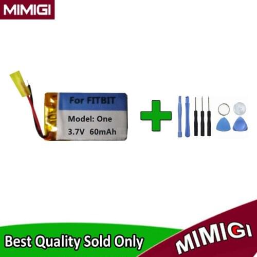 Full new Toolsets + 3.7V 60mAh Battery For Fitbit One Sport Smart Watch Batterie Accumulator AKKU